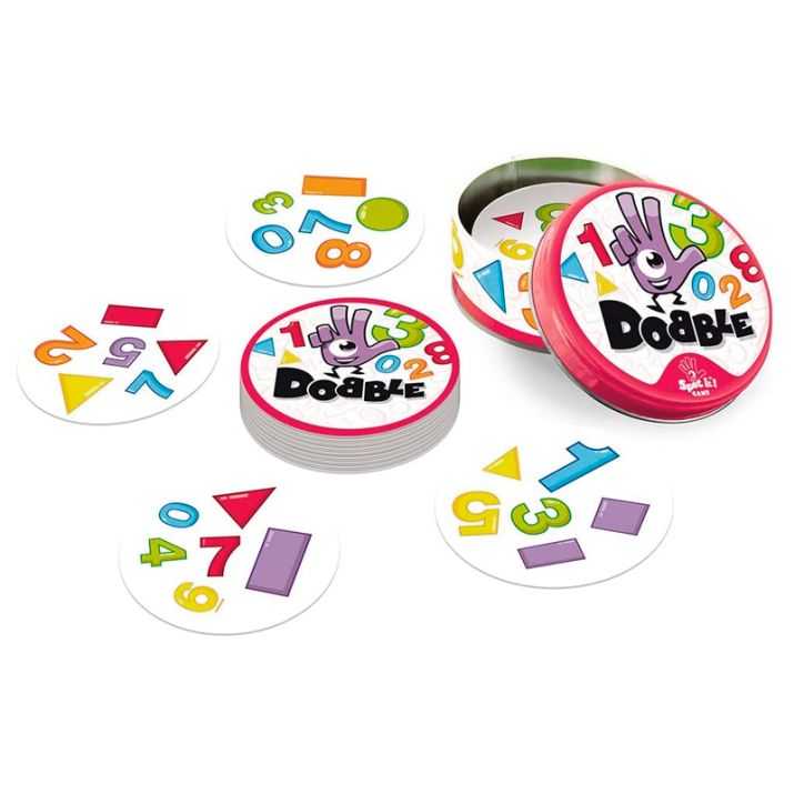 Dobble formas y números - Juego de memoria y velocidad - Kukara Games