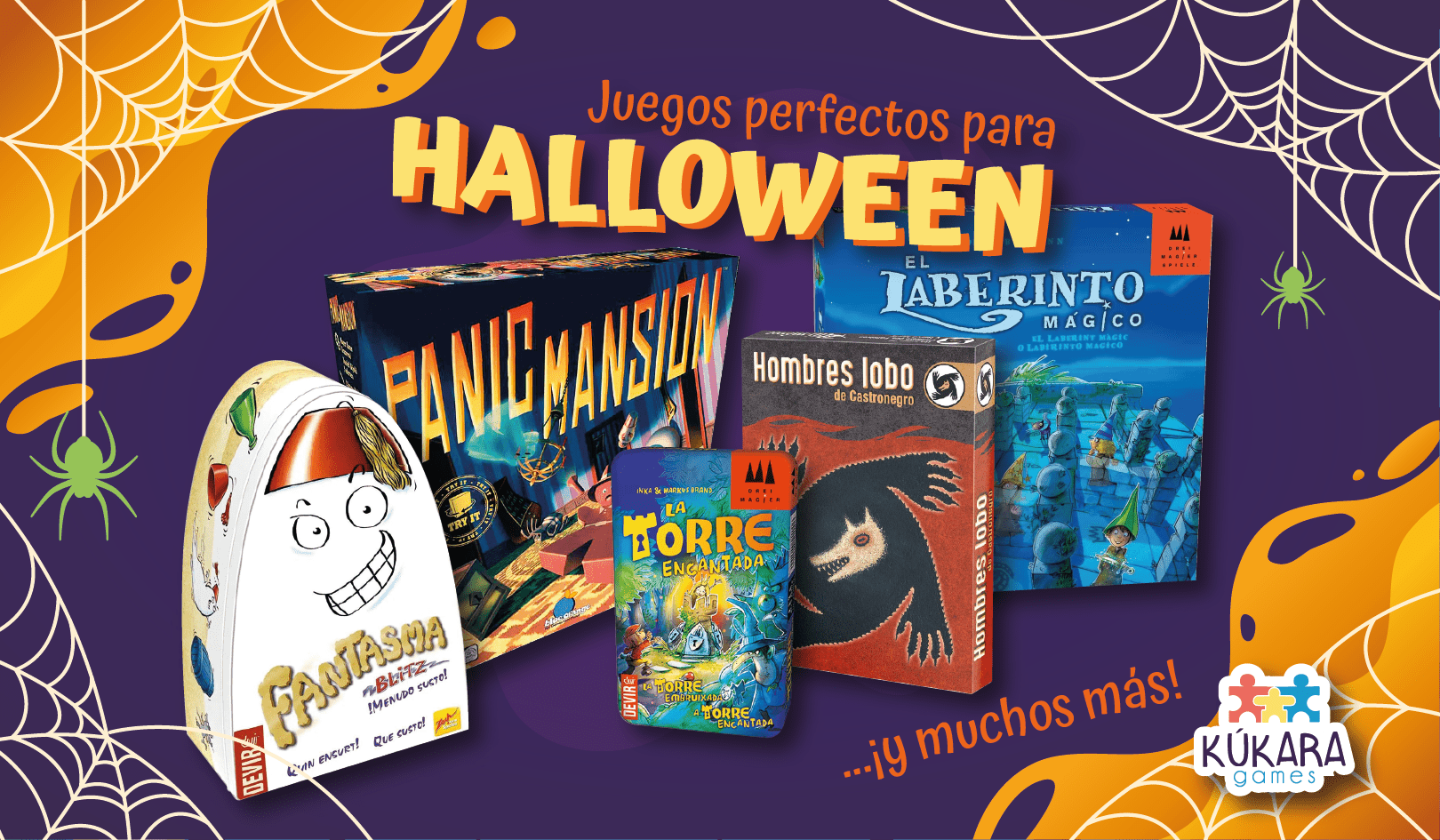 Juegos de mesa perfectos para Halloween - Kukara Games