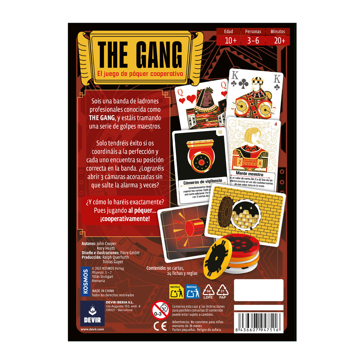 The Gang — Juego de Cartas Cooperativo de Póker y Deducción