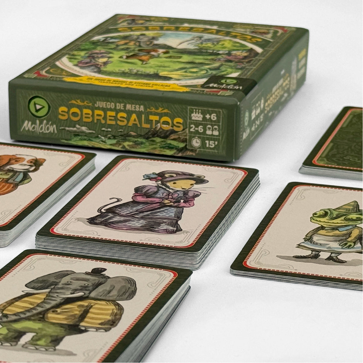 Sobresaltos - Juego de cartas de reflejos y rapidez