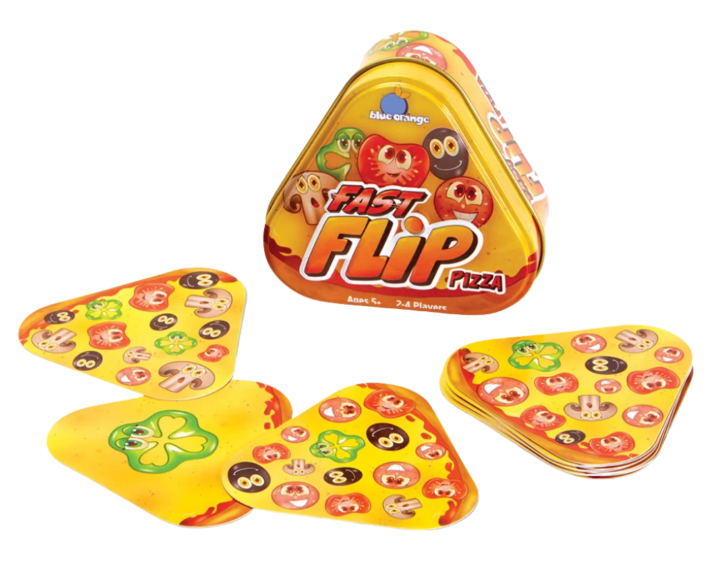 Fast Flip Pizza Mini - Juego de cartas de rapidez y observación