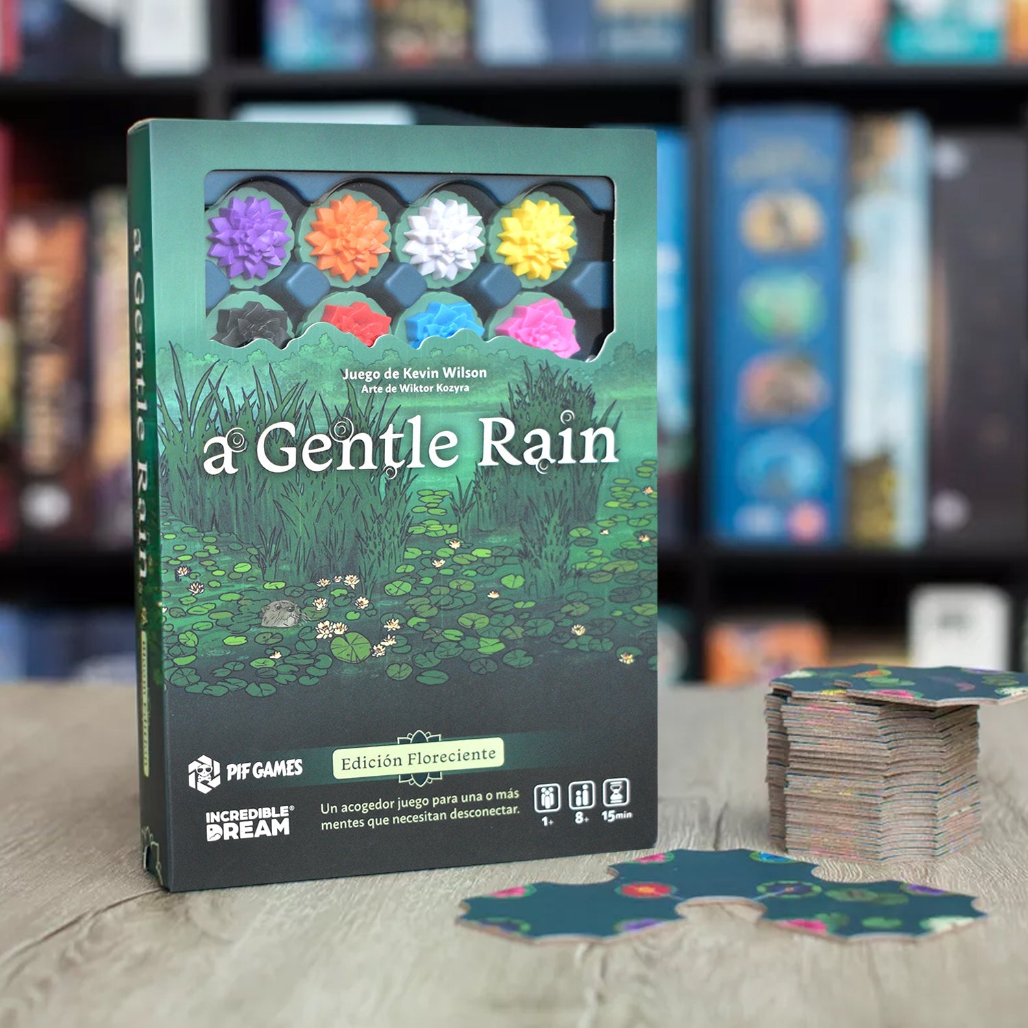 A Gentle Rain — Juego de Mesa Relajante para 1 y 2 Jugadores - Kukara Games
