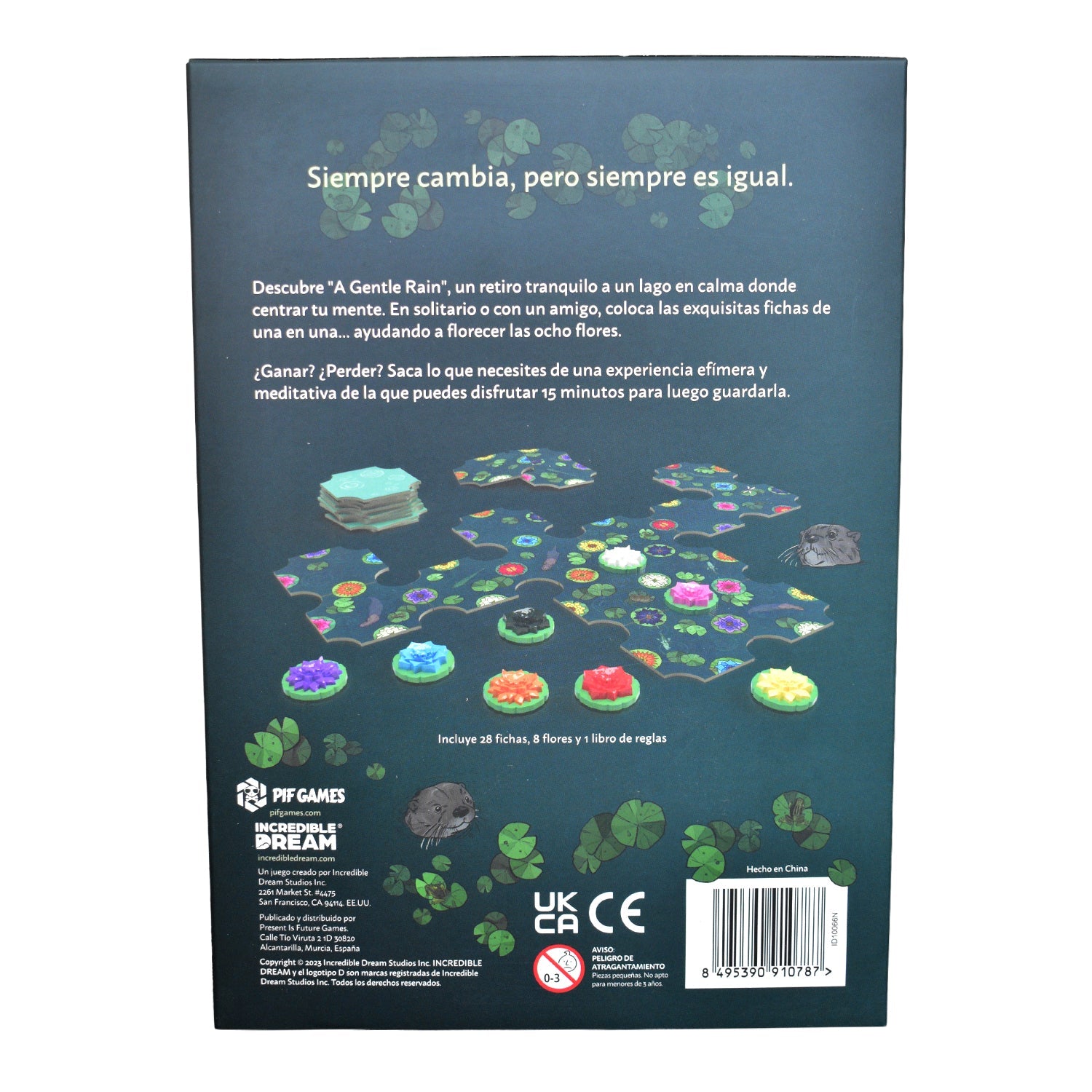 A Gentle Rain — Juego de Mesa Relajante para 1 y 2 Jugadores - Kukara Games