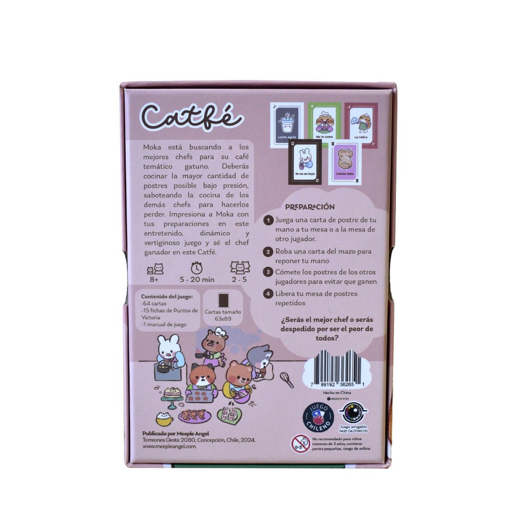 Catfé — Juego de Cartas de Postres y Gatos - Kukara Games