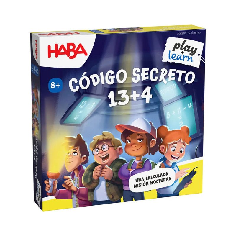 Código secreto 13+4 Play and learn - Juego de cálculo mental - Kukara Games
