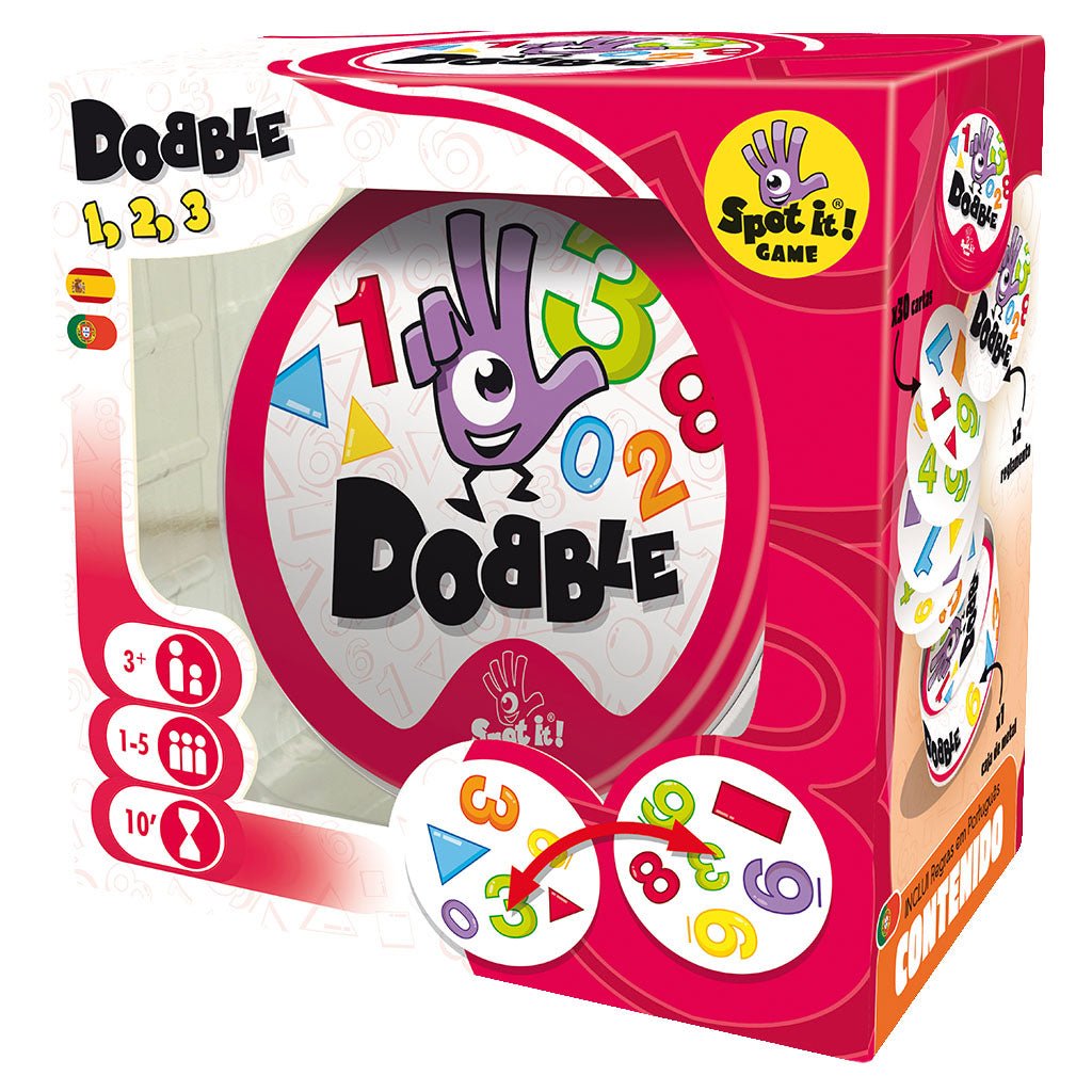 Dobble formas y números - Juego de memoria y velocidad - Kukara Games