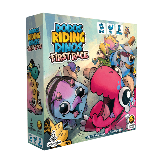 Dodos riding dinos - first race - Kukara Games