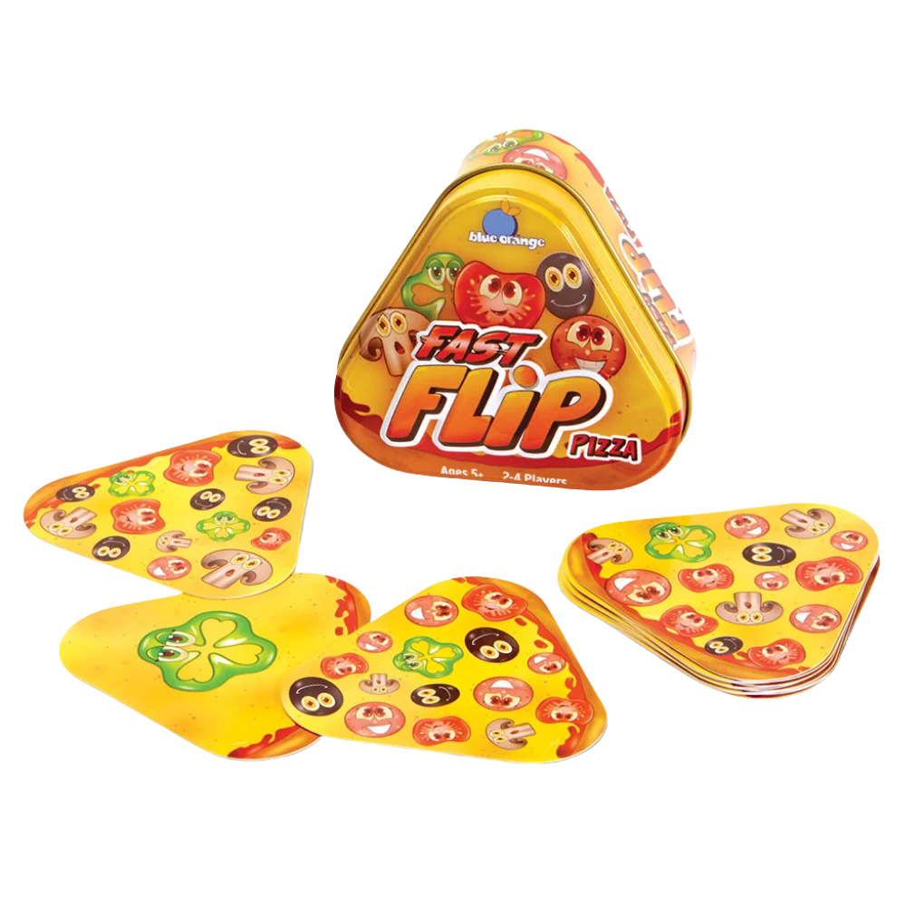 Fast Flip Pizza Mini - Juego de cartas de rapidez y observación - Kukara Games
