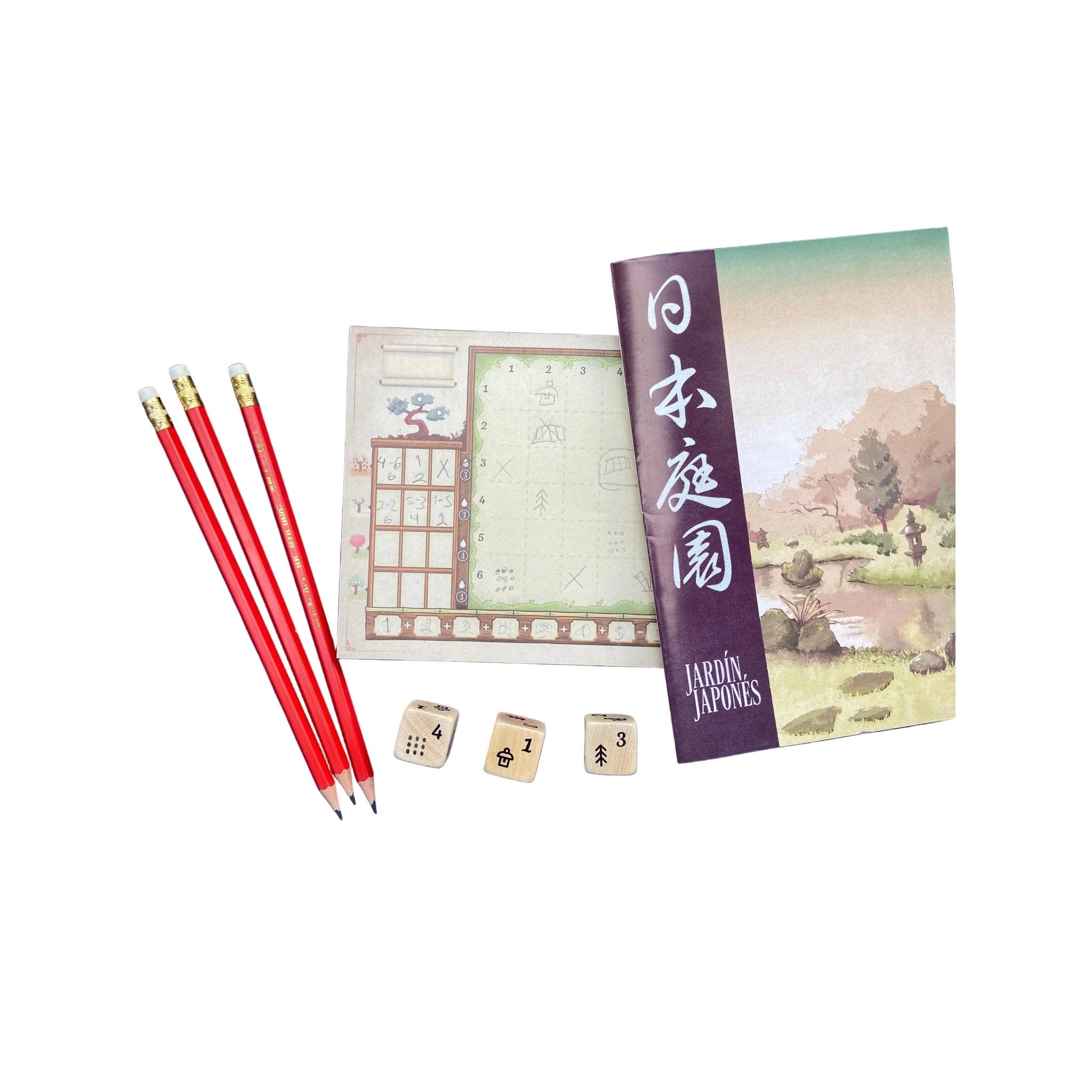 Jardín Japonés — Juego de Mesa Roll & Write de Estrategia y Diseño - Kukara Games