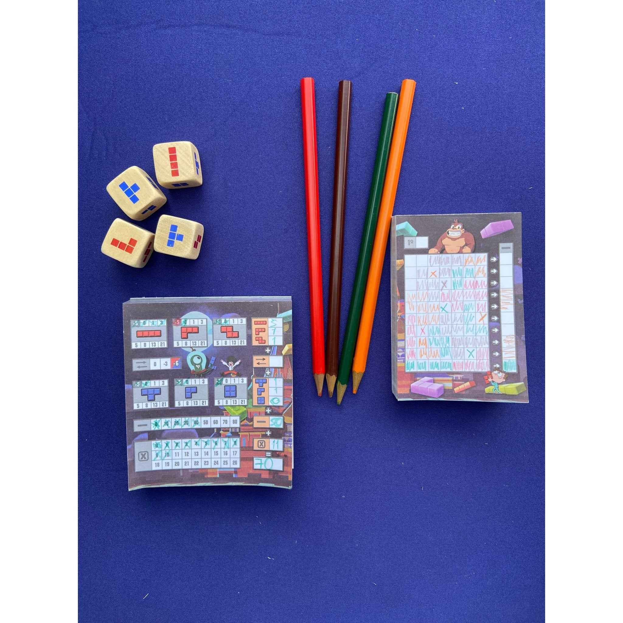 Juanito Blockits — Juego de Mesa Roll & Write de Poliominos y Estrategia - Kukara Games