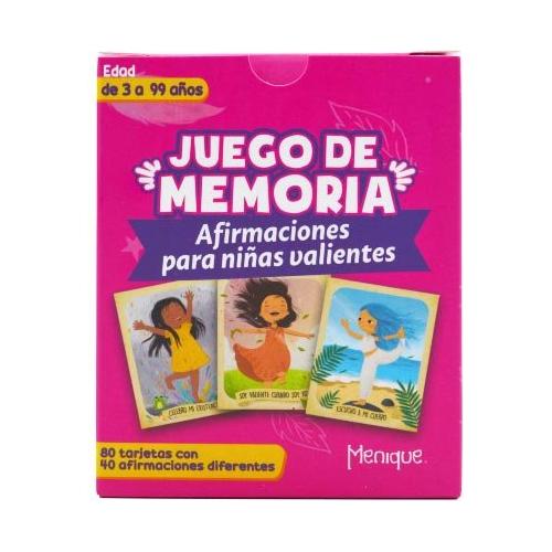 Memoria Brilla Afirmaciones para niñas valientes - Kukara Games