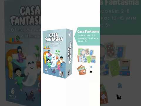 Casa Fantasma — Juego de Mesa de Memoria y Rapidez