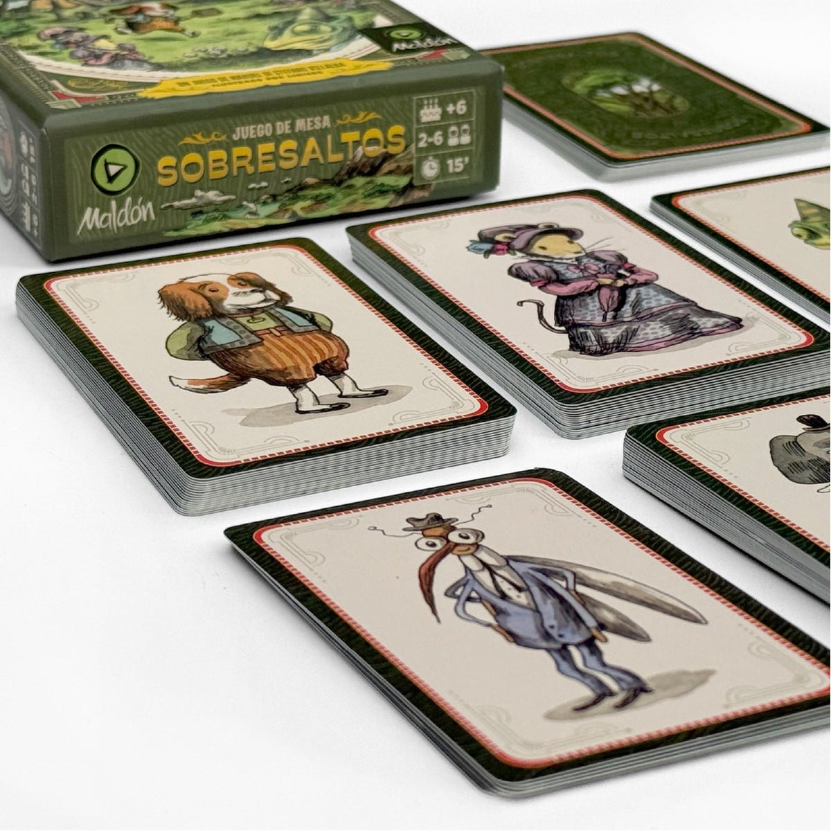Sobresaltos - Juego de cartas de reflejos y rapidez - Kukara Games