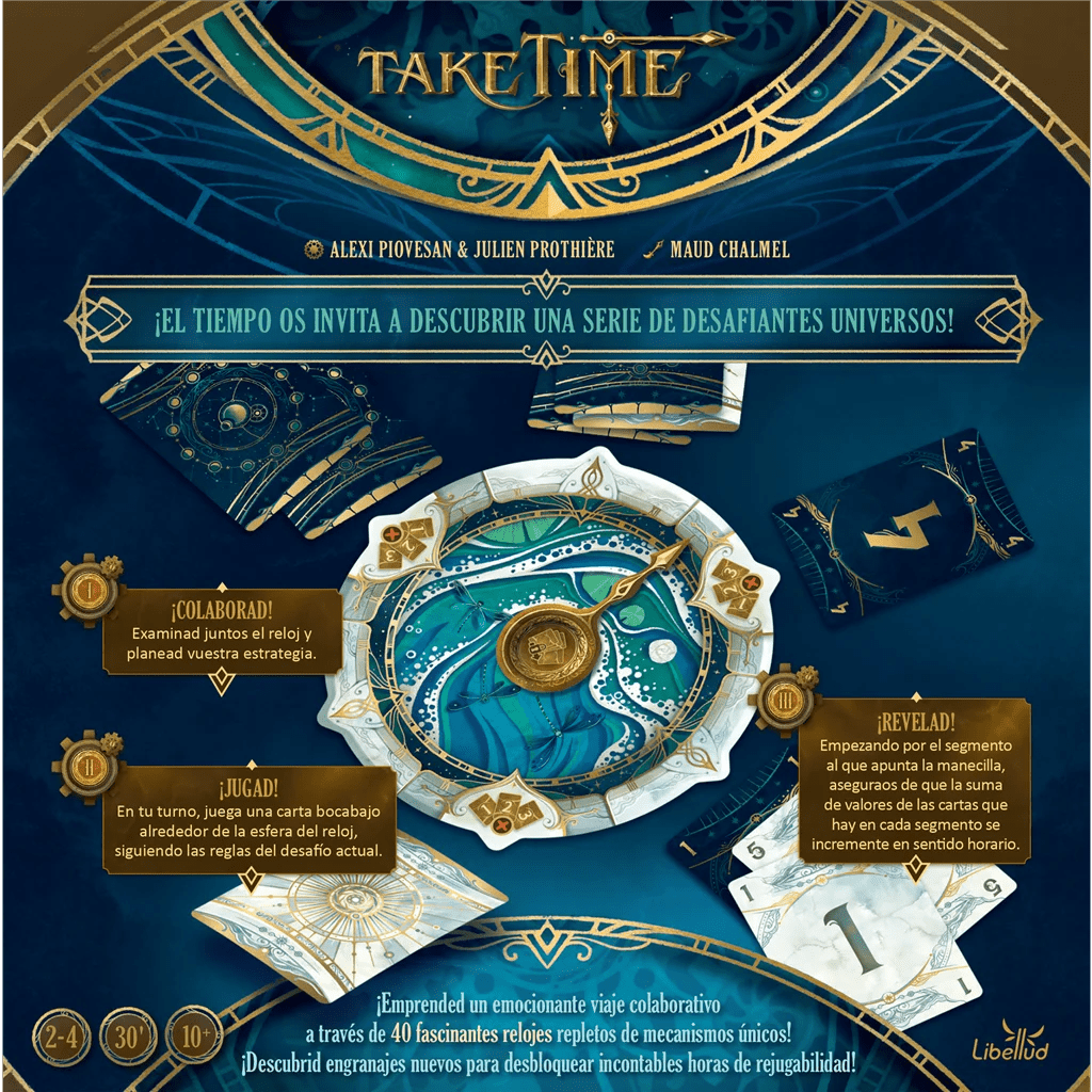 Take Time — Juego de Mesa Cooperativo de Lógica y Desafíos - Kukara Games