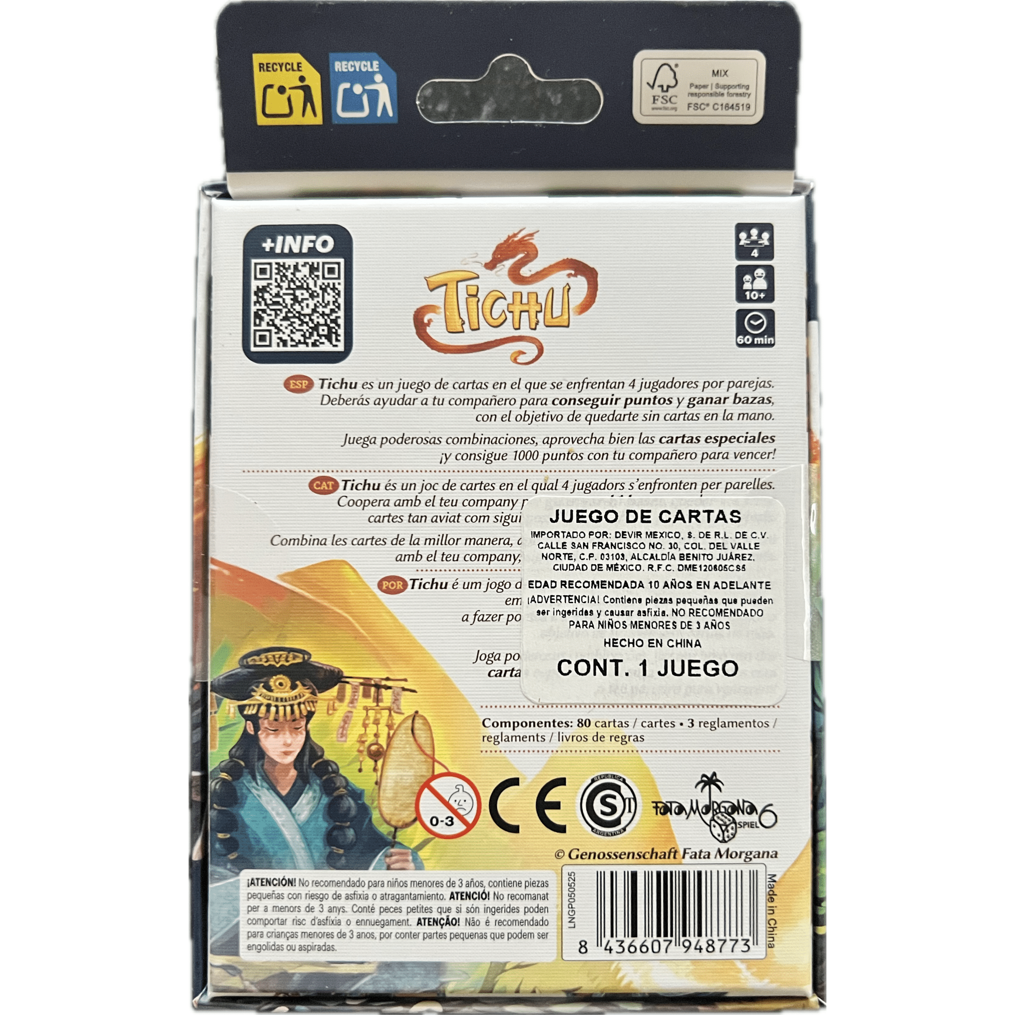 Tichu - Devir Pockets - Kukara Games