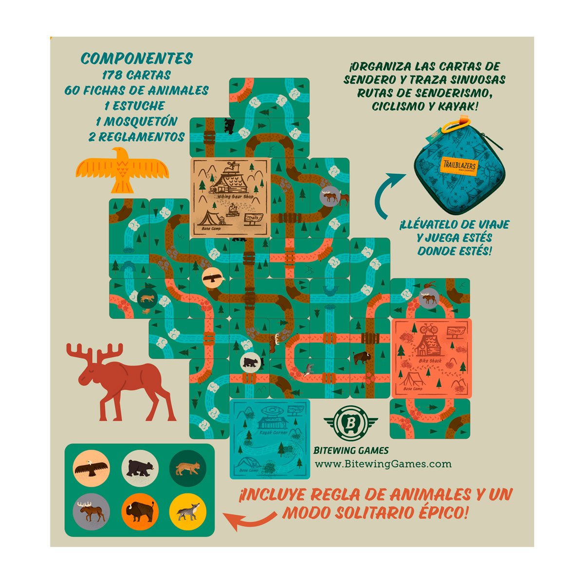 Trailblazers - Juego de rutas y estrategia - Edición de viaje - Kukara Games
