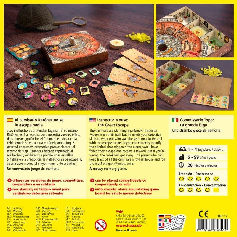 Al comisario Ratonez no se le escapa nadie - Juego de memoria - Kukara Games