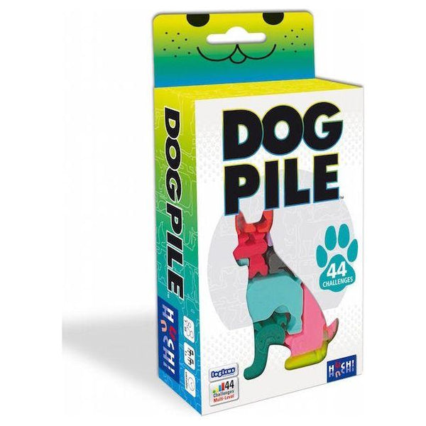 Dog Pile - Juego de viaje tipo rompecabezas - Kukara Games