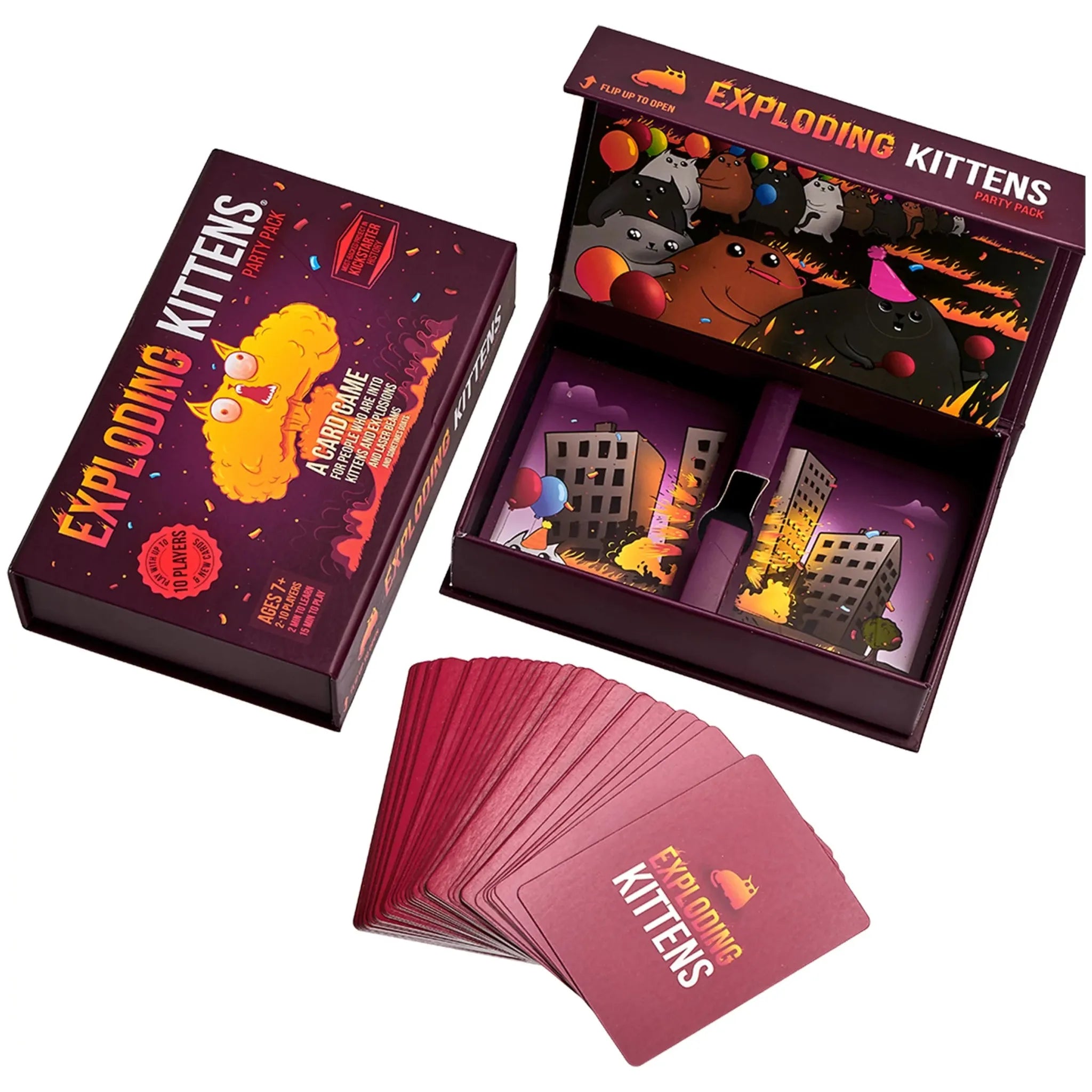 Exploding Kittens Party Pack - Juego de estrategia - Kukara Games