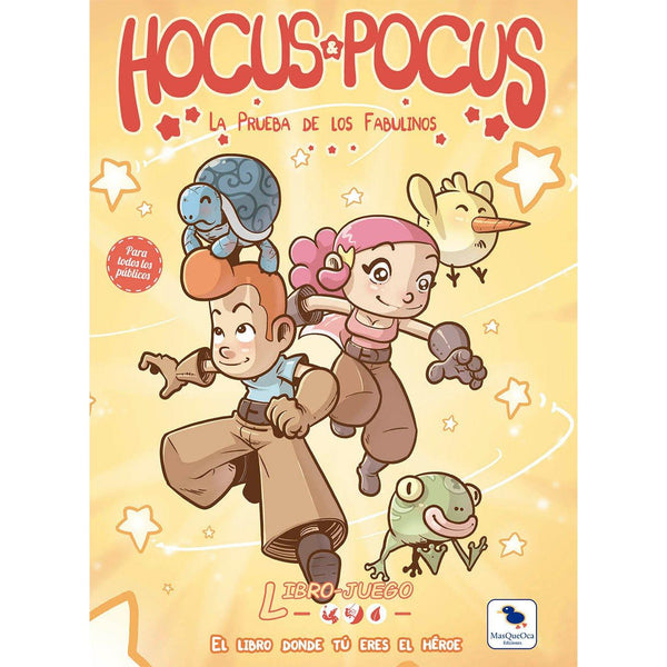 Hocus Pocus - La prueba de los Fabulinos - LIbro - Juego - Kukara Games