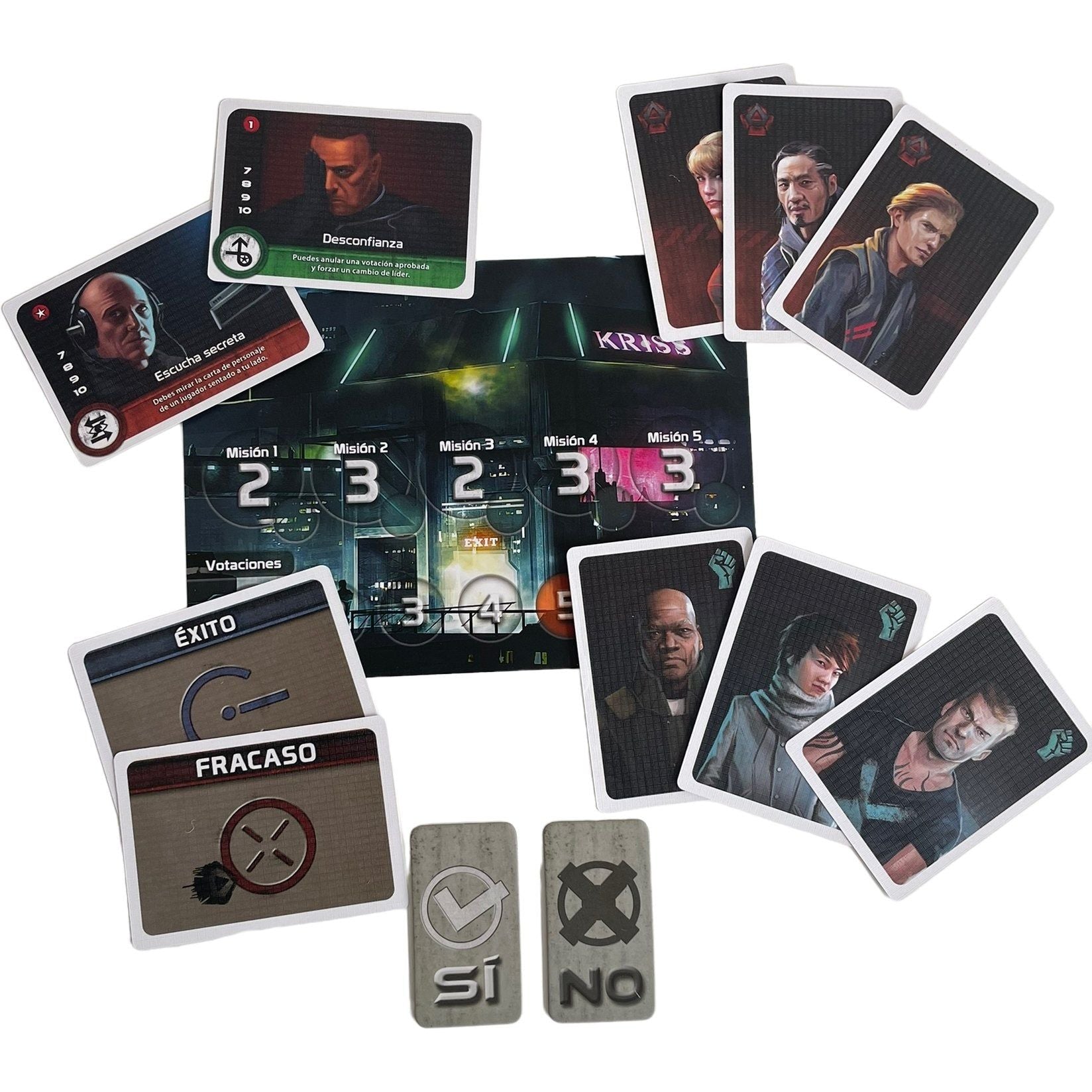 La Resistencia - Juego de identidades secretas - Kukara Games