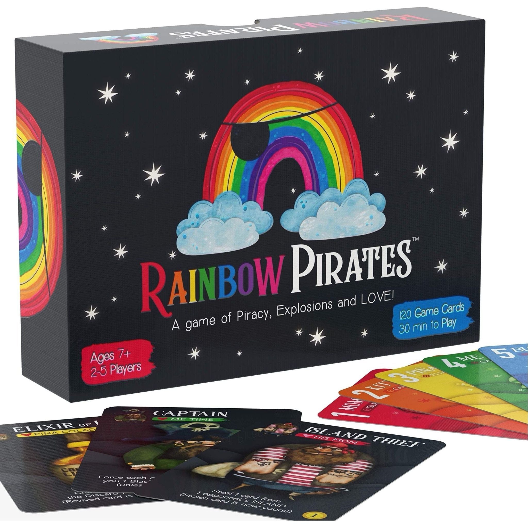 Rainbow Pirates - Juego de cartas familiar - Kukara Games